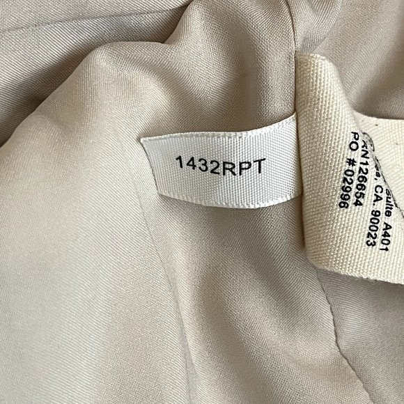 L'AGENCE Kenzie Double Breasted Tweed Blazer in Ivory Multi - Picture 10 of 12